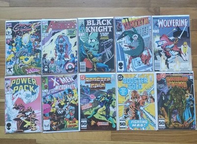 Comic Book Lot (10) 80's - 90's Wolverine, Daredevil, Ghost Rider, X-MEN 