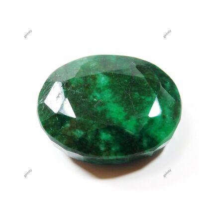 200 Carat Natural Oval Cut CERTIFIED Loose Gemstone Green Colombian Emerald