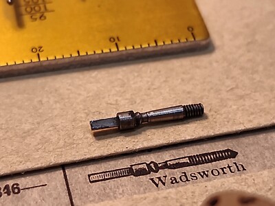 NOS American Pocket Watch Wadsworth Stem N-9846 16s Square 6s Thread Tap 2