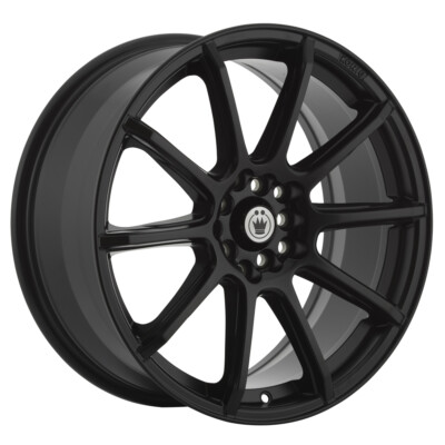 KONIG Control Rim 17X7 4X100/4X114.3 Offset +40 Matte Black (Quantity of 1)