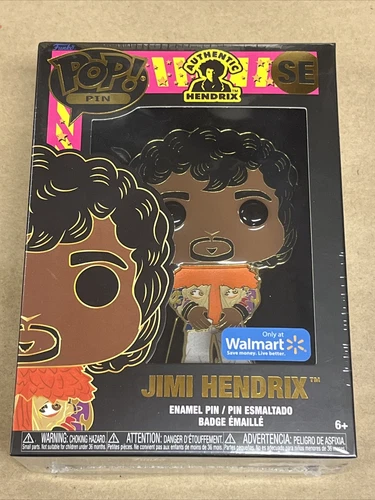 Funko Pop! - Jimi Hendrix Pin - Walmart Exclusive SE Authentic Hendrix