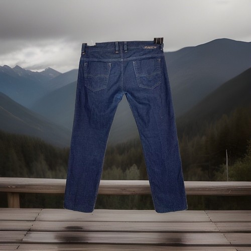 Diesel SAFADO Men’s Regular Slim Straight Button Fly Jeans Size 33x32 Wash 0661D - Picture 4 of 16