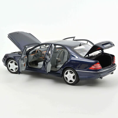 Norev - 1:18 Mercedes-Benz S55 AMG Blue Metallic (2000) | eBay UK
