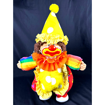 Vintage 1986 Xavier Roberts Cabbage Patch Doll with Clown Costume