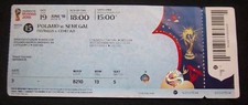 Used Ticket   FIFA World Cup RUSSIA 2018  POLAND - SENEGAL / match 15  !!  RARE