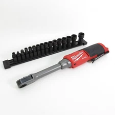 Milwaukee 3050-20 M12 FUEL  12v INSIDER Extended Reach Box Ratchet With Sockets.