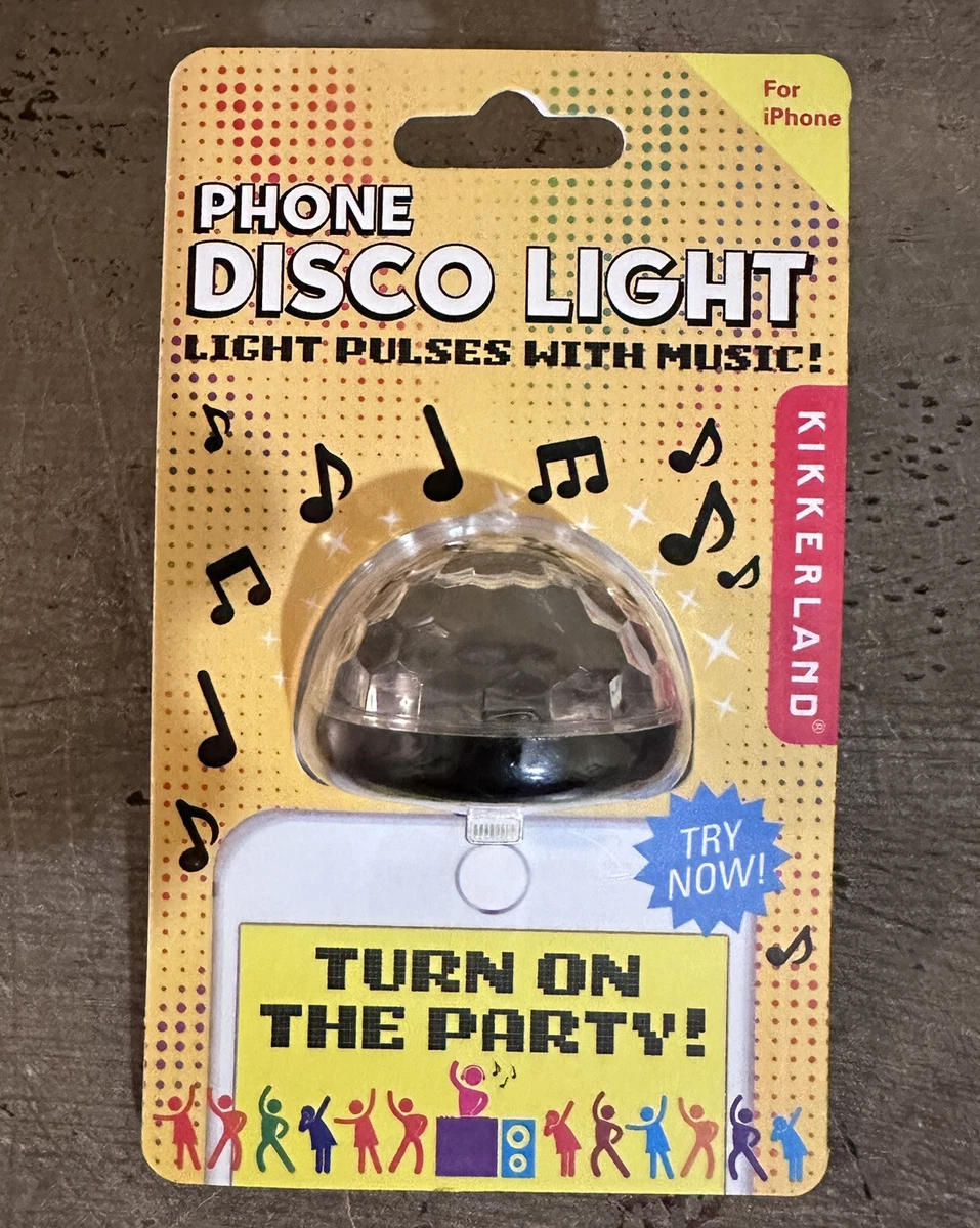 Phone Disco Light For iPhone Light Pulses With Music NIP