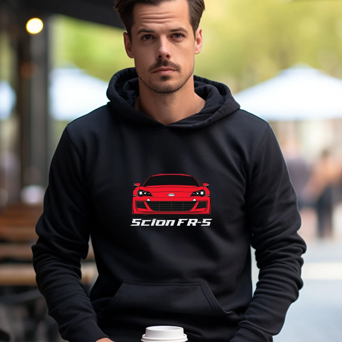 Fr hooded sweatshirt top
