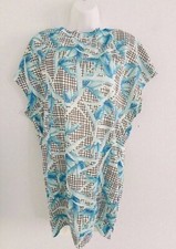 ZARA WOMAN MULTICOLOR PRINTED FLORAL DRESS Short Sleeves  Size S O97A