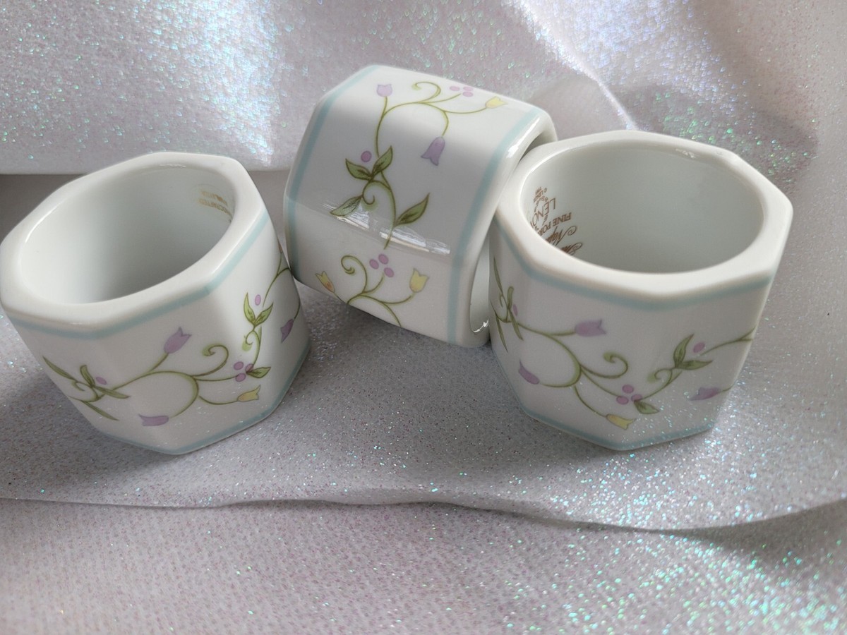 1995 Lenox Village Napkin Rings 3 RARE | eBay