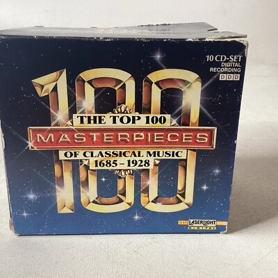 The Top 100 Masterpieces of Classical Music 9 CD Box Set