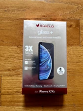 ZAGG Invisible Shield Glass+ Screen Protector for Apple iPhone X / XS (Set of 2)