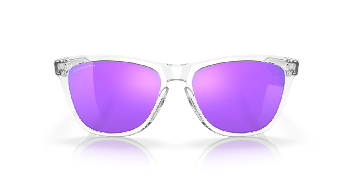 Oakley FROGSKINS Sunglasses OO9013-H755 Polished Clear W/ PRIZM