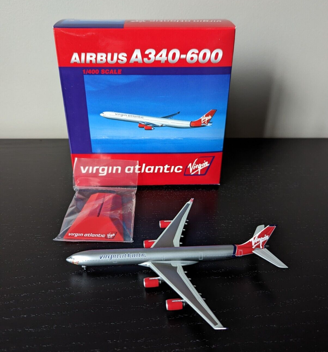1:400 Scale Dragon Wings Virgin Atlantic Airbus A340-600 55451