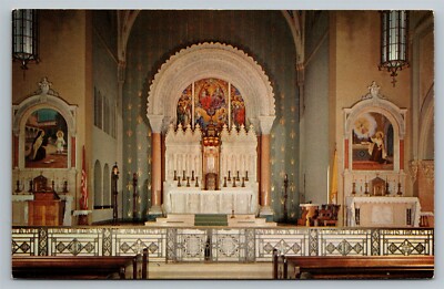Erin Hubertus WI Holy Hill Shrine of Mary Help of Christians c1956 Vtg Postcard