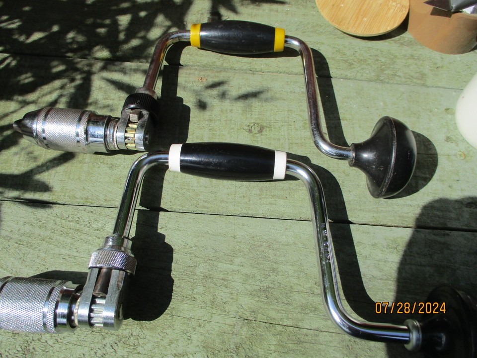 Stanley Carpenter’s Brace No.144 10inch MK4 & Another. as described