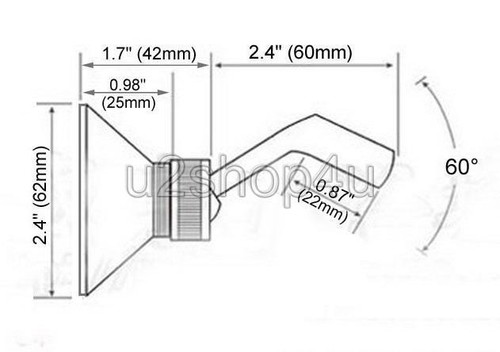 Oil Rubbed Bronze Hand Held Mixer Shower Head Holder Bracket Wall Fixture Ush062 - Picture 6 of 6