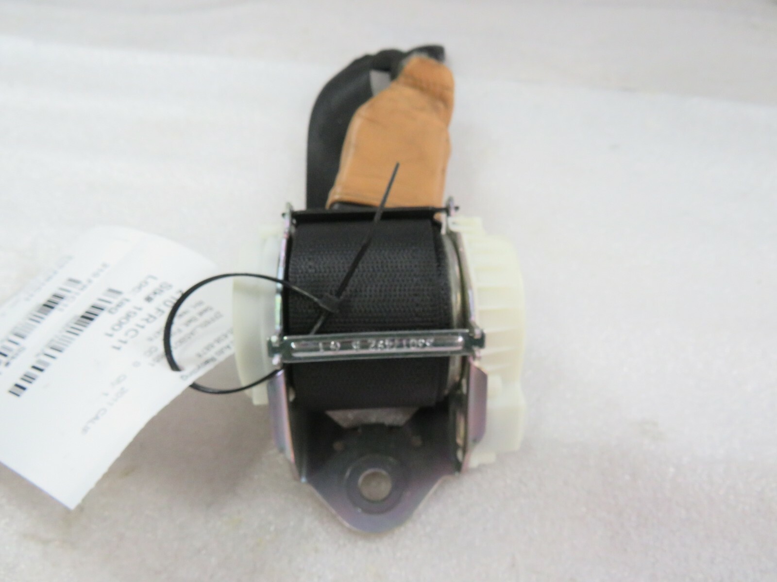 Ferrari California, RH, Right Rear Seat Belt Receiver, Tan, Used, P/N 810478