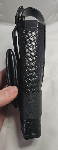 Uncle Mikes LE High Ride Dual Retention BSKTWVE Holster 6621-5 Size 21 LEFT HAND - Picture 4 of 14