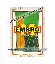 Embro Seed Corn sign metal tin sign bar club reproduction plaques