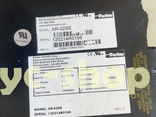 1pc used parker AR-02SE servo drive Fast Shipping via FedEx or DHL