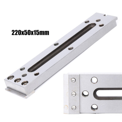 220x15x50mm CNC Wire EDM Fixture Board Stainless Jig Tool For Clamping Leveling