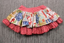 Persnickety Girls Ruffle Skirt Size 3yrs Elastic Waist Farmhouse USA Made