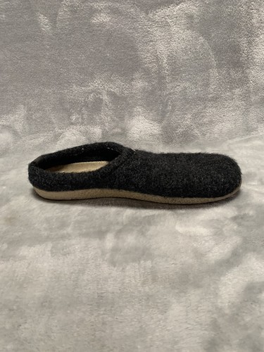 GIESSWEIN Veitsch pantofole da donna 39 US 8,5 nere in lana basse slip on sfocate boho - Foto 9 di 14