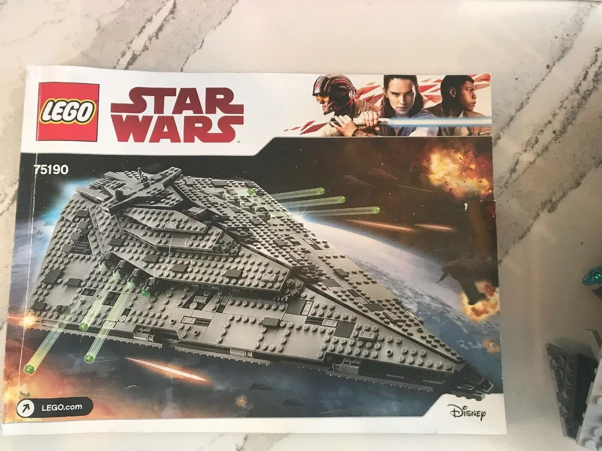 LEGO 75190 Star Wars First Order Star Destroyer : LEGO: : Leksaker