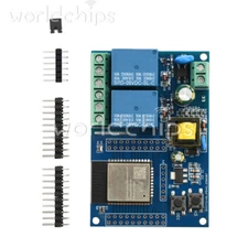 ESP32 WIFI Bluetooth 2 Channel Relay Module ESP32 Secondary Development Board