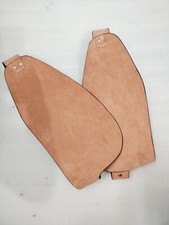 Rough Out Western Leather Horse Saddle Fender Pair Tooled Replacement Fenders.