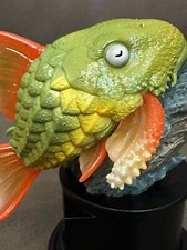 Minifigura modelo Super Q L24 Red Fin Cactus Pleco Fish Resina con soporte