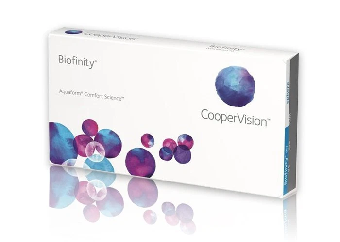 Biofinity CooperVision Kontaktlinsen 1x3 Stück Monatslinsen