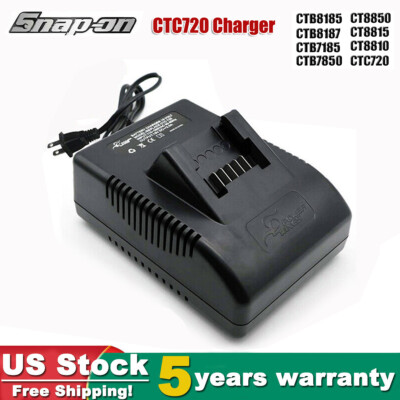 For Snap on Charger for 18V Battery CTB8185 CTB8187 CTB7185 CT7850