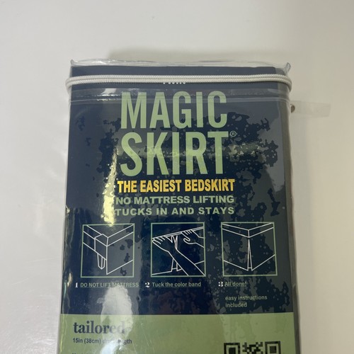 MAGIC SKIRT - La gonna da letto più facile - sartoriale lunghezza goccia 15" - taglia doppia grigia - Foto 5 di 8