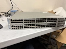Cisco Catalyst WS-C3850-48 3850 10G SFP+ 48-Port Network Switch w/ 2x PSU