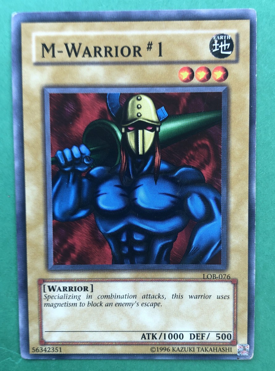 Yugioh! M-Warrior #1 Card (LOB-076) | eBay