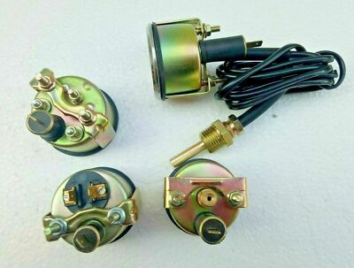 Smiths Replica 52 mm 2 1/16 Gauges Kit - Elec Temp Mech Oil Fuel Vol Gauge BC