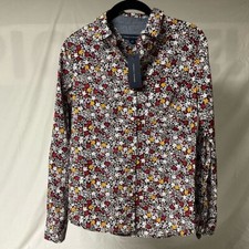 NWT Tommy Hilfiger Heritage Women's Shirt Floral Button-Up XS J2XM6530