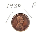 Photo of a 1930-P Lincoln Wheat Cent from an eBay listing that sold on Jul 20, 2026