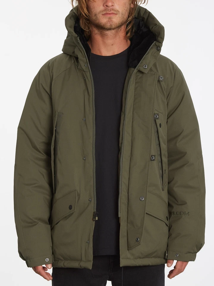 Service Green Volcom Madward 5K parka coat - Large, Brand new with Tags - Image 4 of 4