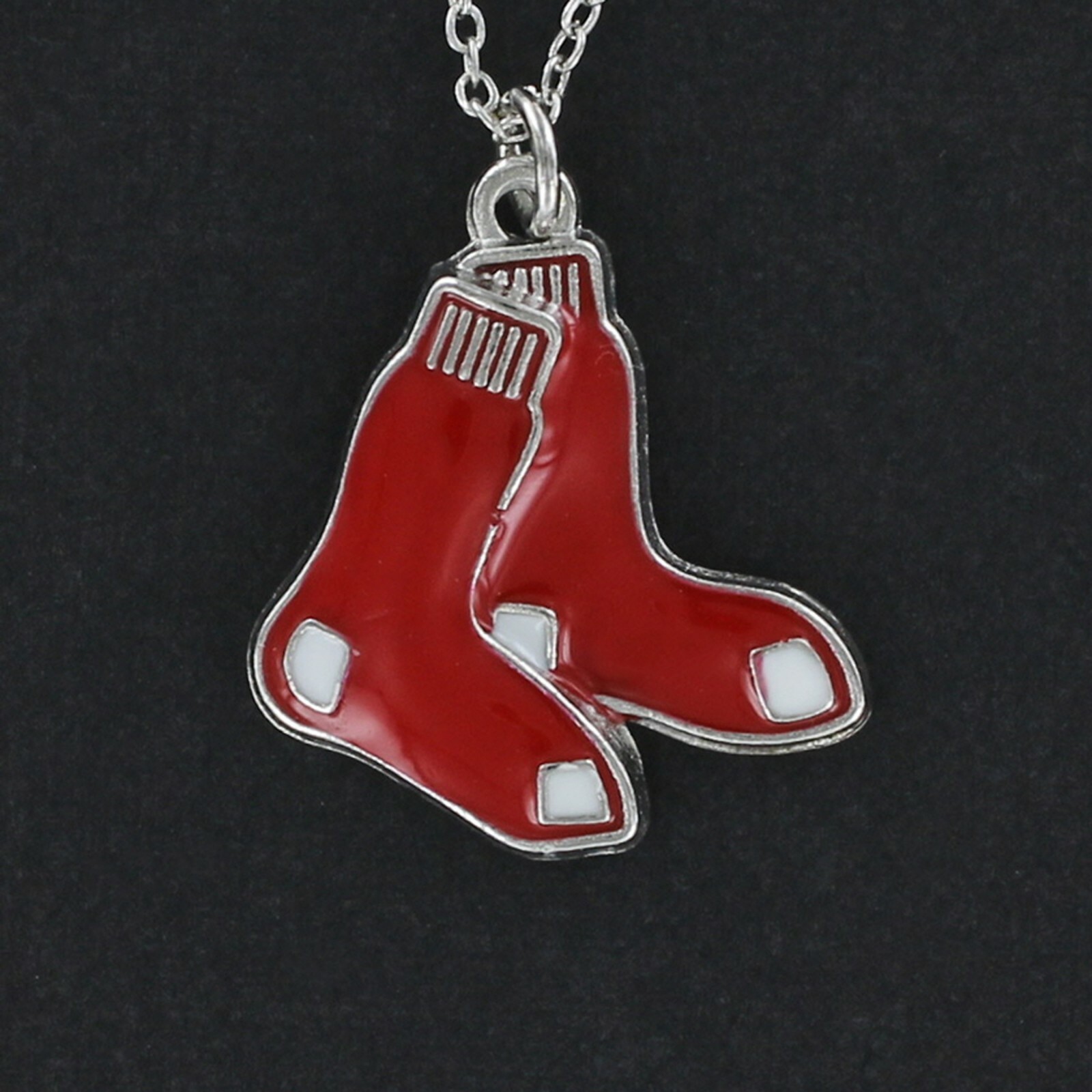 SAOLA Collana BOSTON RED SOX solo su catena o ciondolo calze peltro MLB squadra di baseball