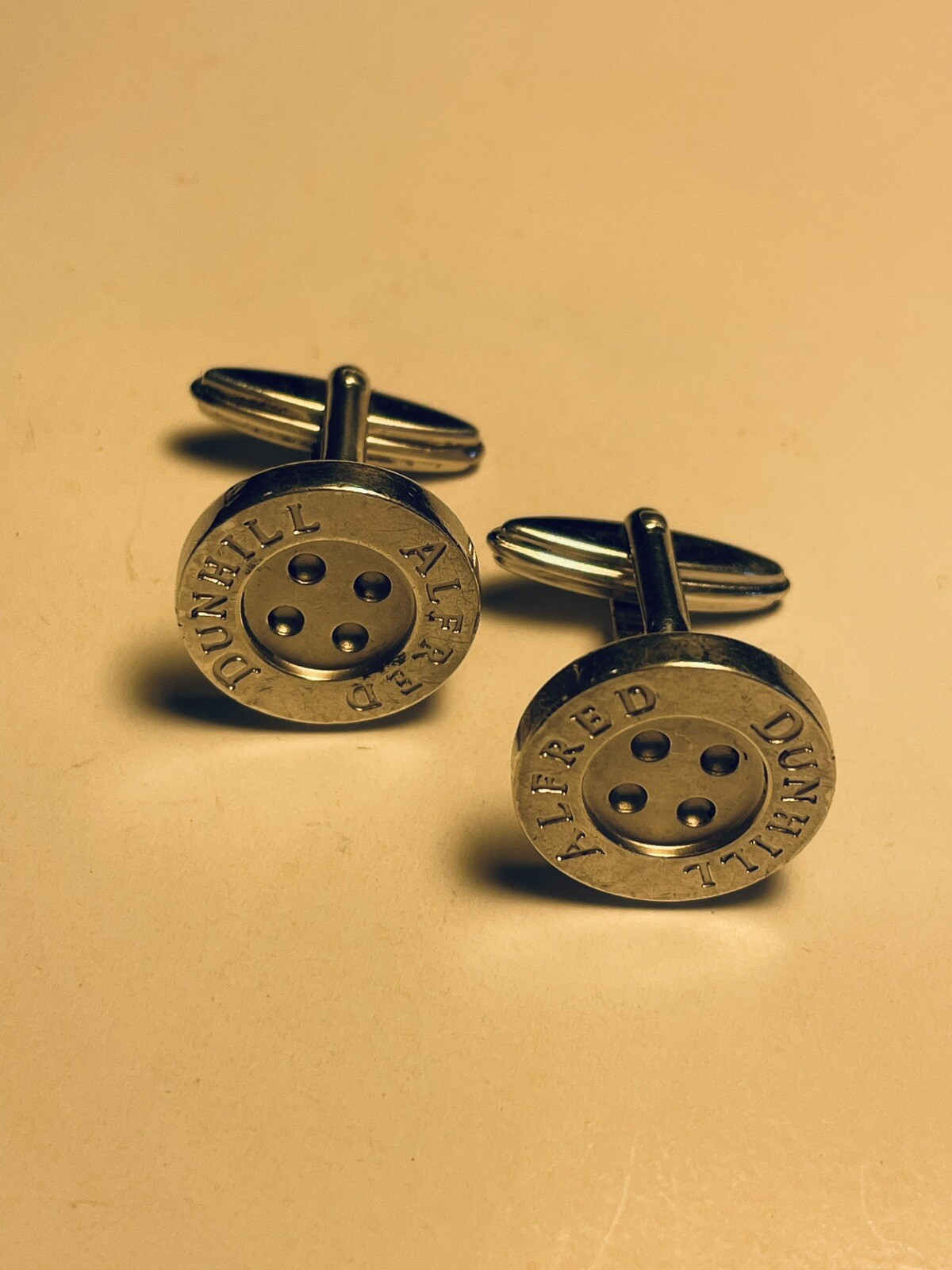 Fake Alfred Dunhill Cufflinks Made In Alfred Dunhill, Vintage