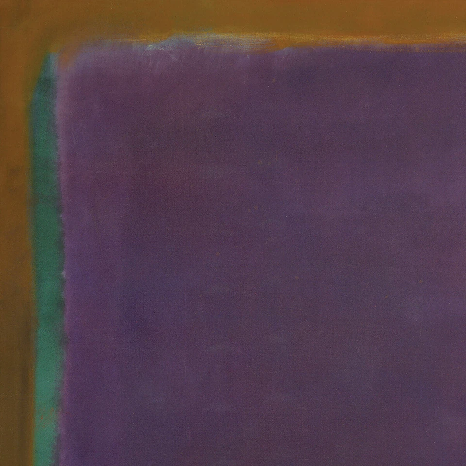 40W"x34H" NÚMERO 14, 1951 por Mark Rothko - violeta rojo verde opciones de lona Foto 3 de 4