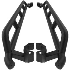 Fit 07-18 Jeep Wrangler Jk Pair Rocker Slider Nerf Bar Side Step Rock Crawler