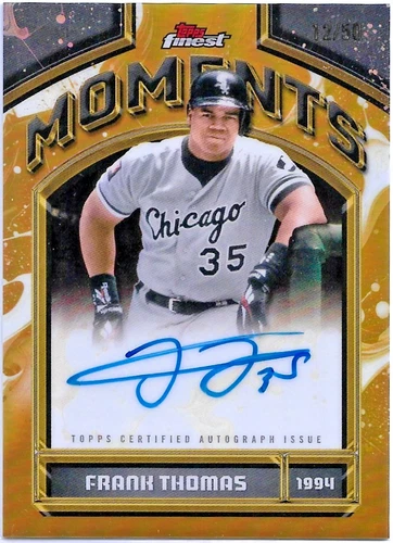 2026 Topps Finest Frank Thomas Gold (RAW)