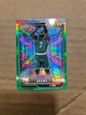 2024-25 Topps Chrome Jaylen Brown Boston Celtics #28 Green Refractor