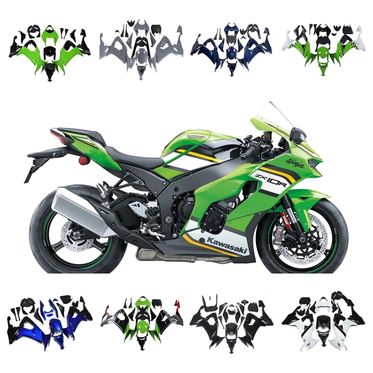 Motorcycle Body & Frames for 2009 Kawasaki Ninja ZX10R for sale | eBay