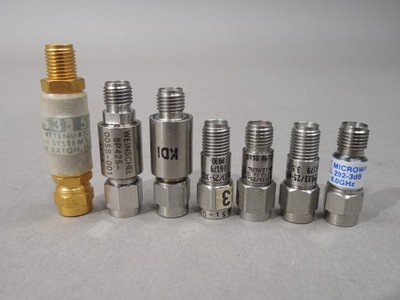 NOS - Lot of (7) SMA Attenuators KDI, Midwest, Weinschel, Elcom