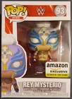Funko Pop WWE Rey Mysterio #93 GITD Amazon Exclusive w/Protector